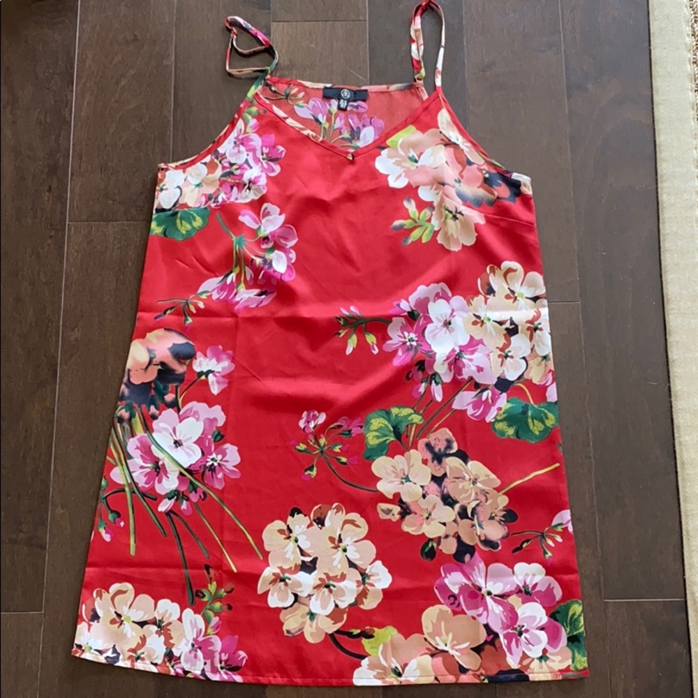 misguided printed shift dress
